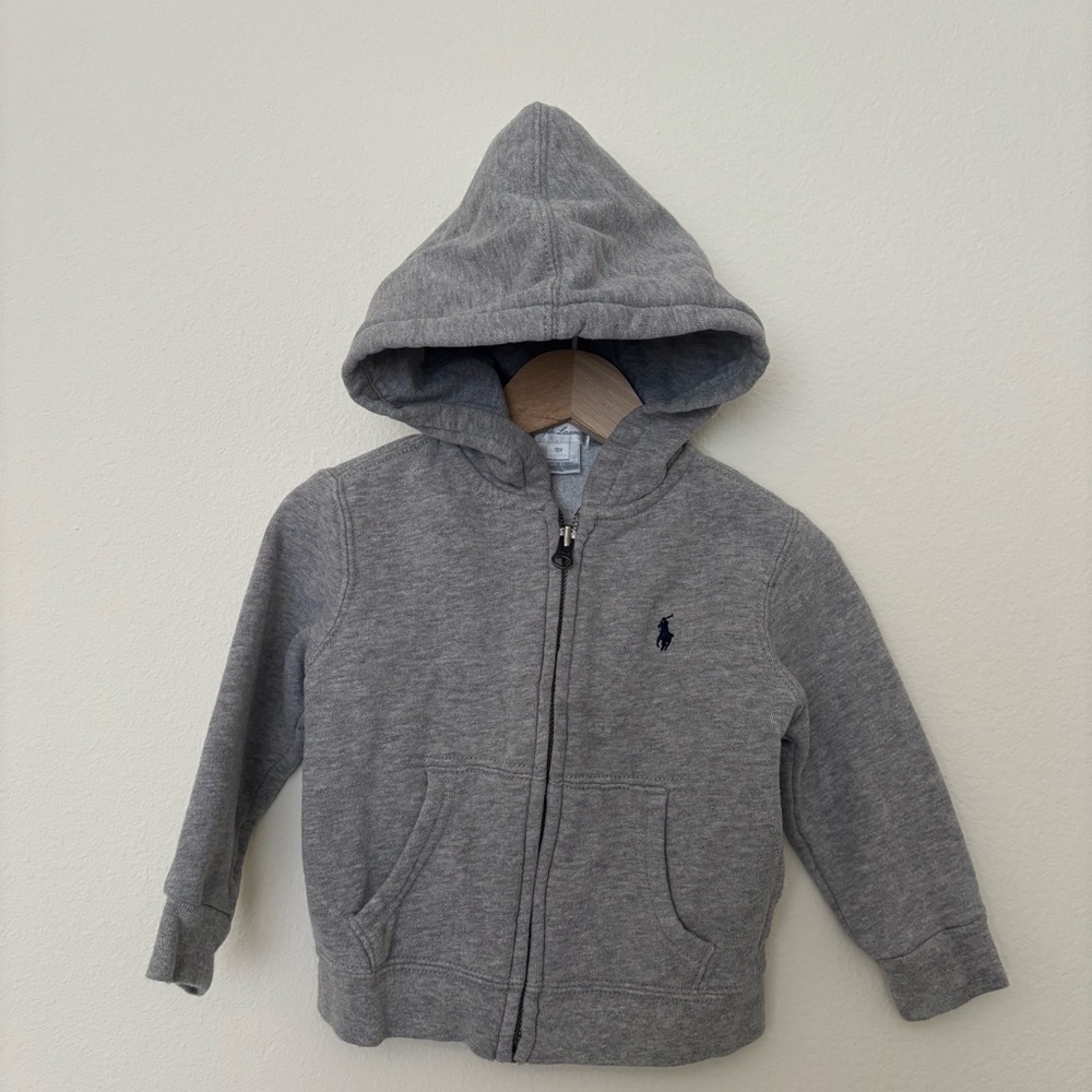 Polo by Ralph Lauren Kids Gray Hoodie 18M